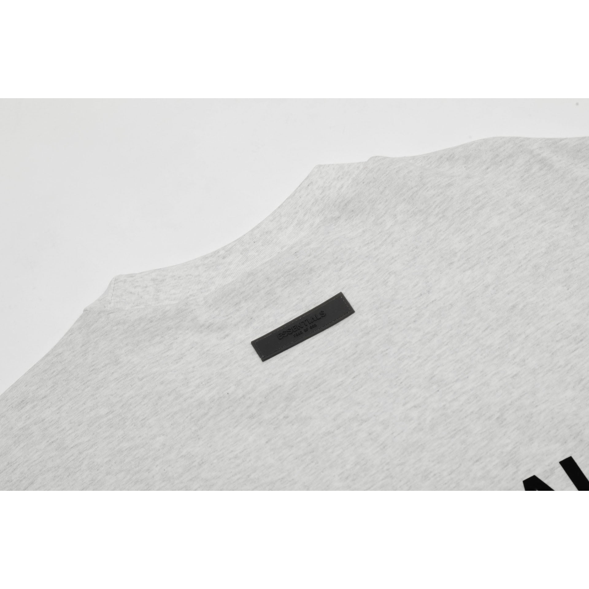 Fog Essentials T Shirts Spring/Summer FOG Double Line Letter Pattern Crew Neck Short Sleeves