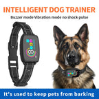 Smart Rechargeable Anti-Bark Dog Collar HD Display & Waterproof