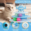 Interactive Cat Puzzle Toy with Ball for Indoor Kitten Fun