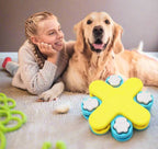 Interactive Twister Dog Puzzle Feeder Enrichment Toy