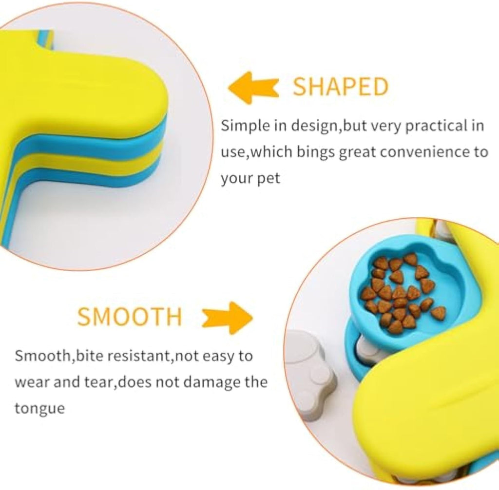Interactive Twister Dog Puzzle Feeder Enrichment Toy