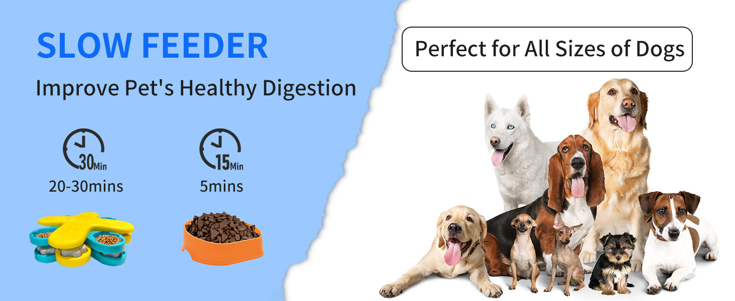 Interactive Twister Dog Puzzle Feeder Enrichment Toy