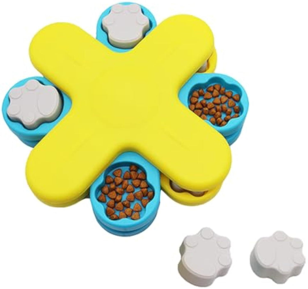 Interactive Twister Dog Puzzle Feeder Enrichment Toy