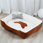 Large Teddy Dog Kennel - Cozy and Comfortable Pet Bed