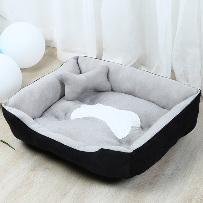 Large Teddy Dog Kennel - Cozy and Comfortable Pet Bed Main Image