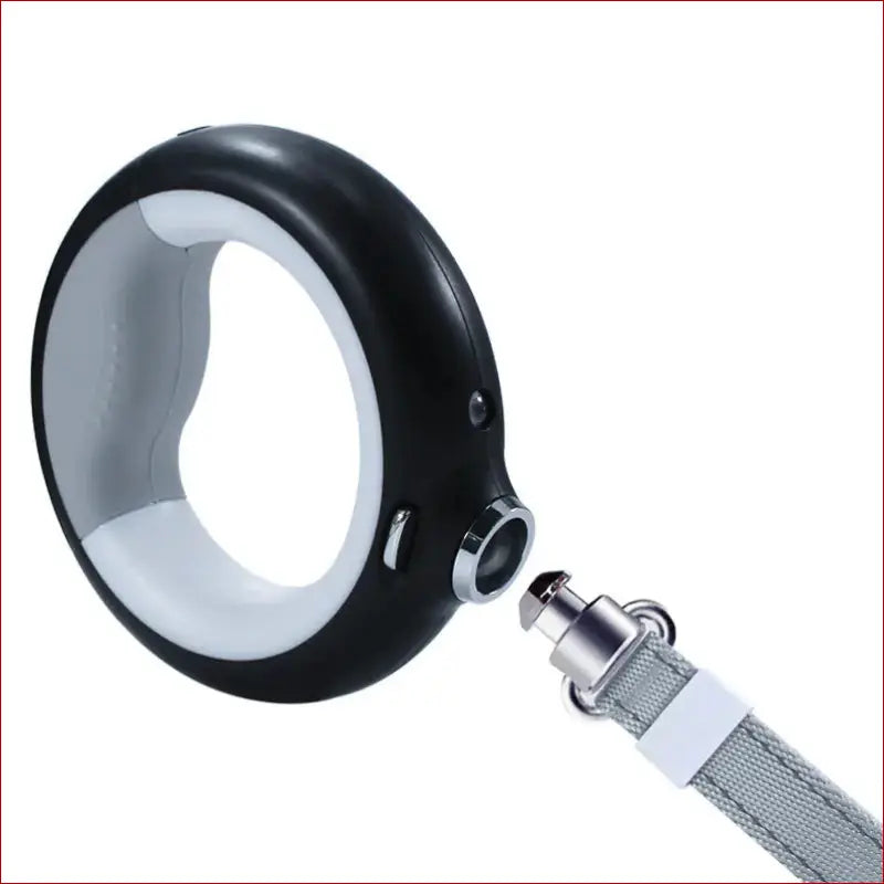 Retractable Dog Leash with LED Lamp — Safe Night Walks for Dogs
