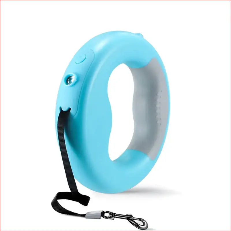 Retractable Dog Leash with LED Lamp — Safe Night Walks for Dogs