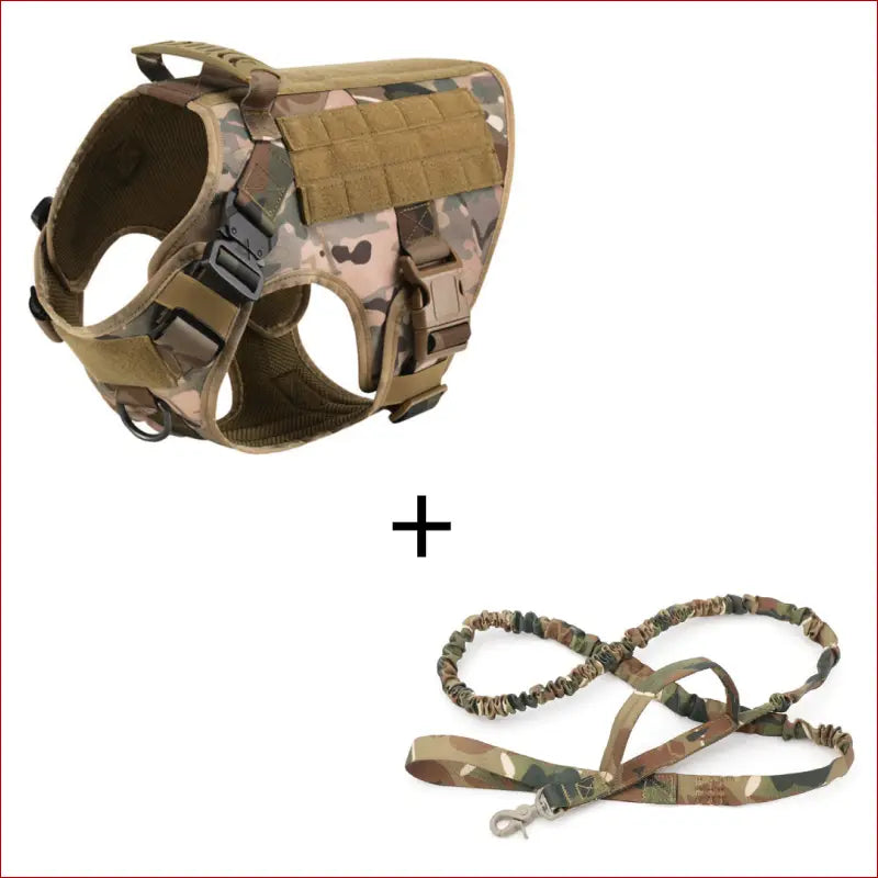 Tactical Dog Vest for Large Dogs – Outdoor Pet Gear