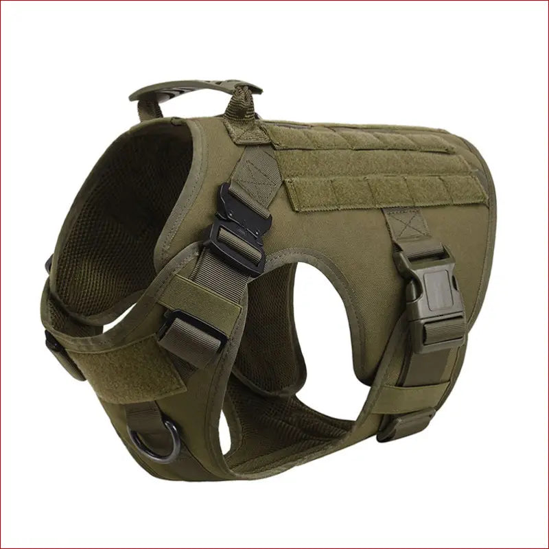 Tactical Dog Vest for Large Dogs – Outdoor Pet Gear