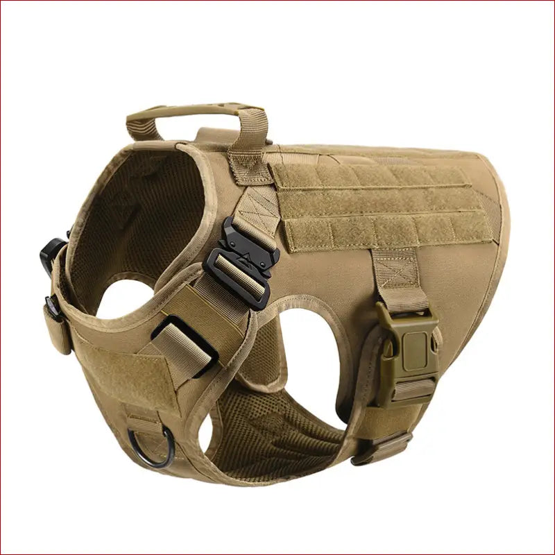 Tactical Dog Vest for Large Dogs – Outdoor Pet Gear