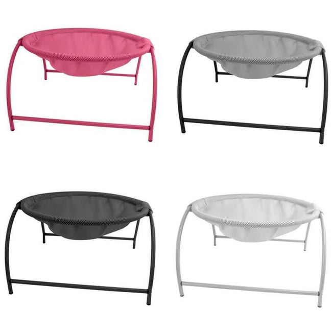 Elevated Outdoor Indoor Cat Hammock - Breathable Mesh Design Main Image