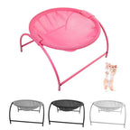 Elevated Outdoor Indoor Cat Hammock - Breathable Mesh Design