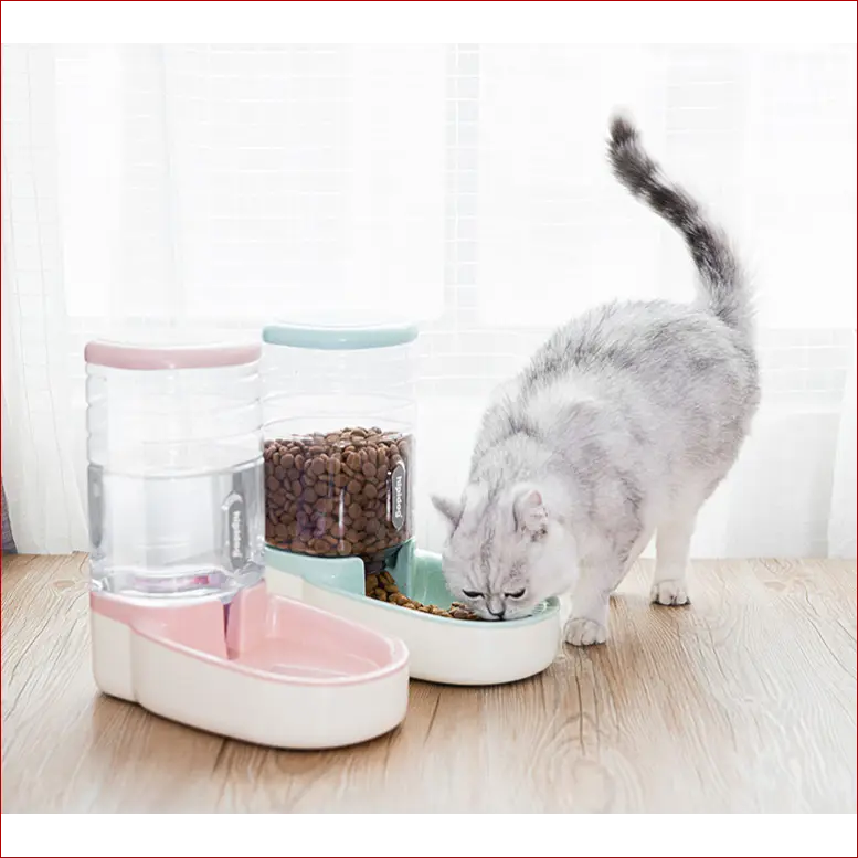 Automatic Pet Feeder & Drinking Fountain – Pet Feeding