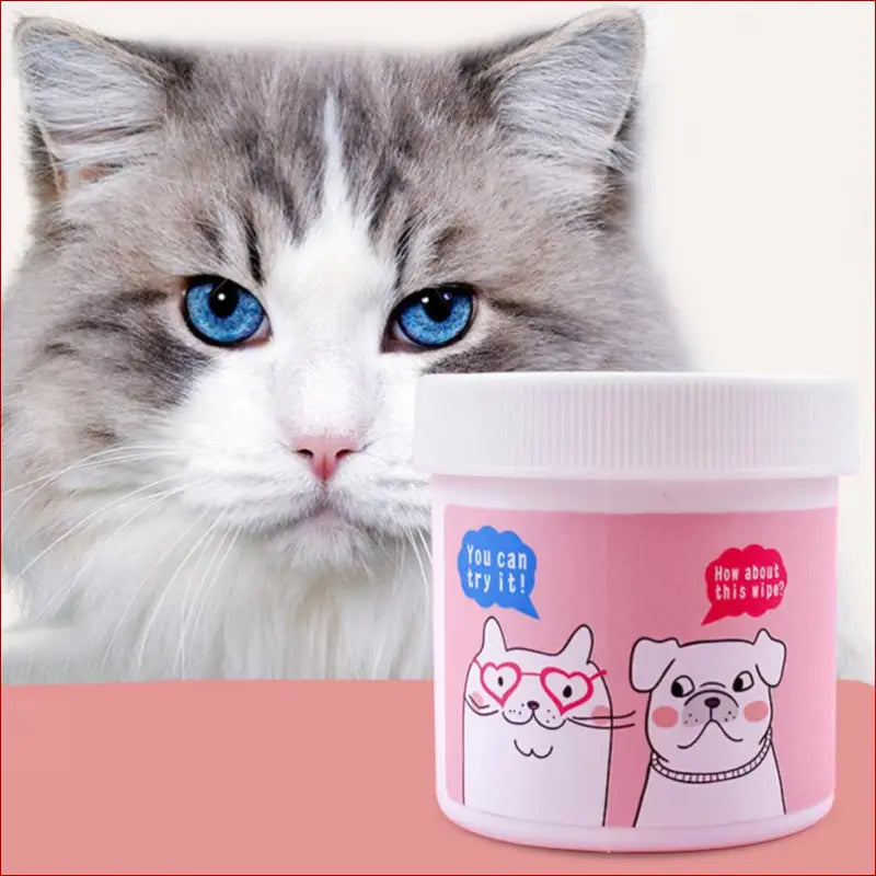 Pet Eyes Cleaning Wipes – 120 Non-Woven Wipes for Care