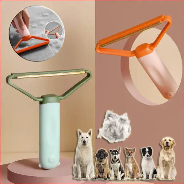 Double-Sided Pet Hair Remover – For Sofa & Clothes Cleaning