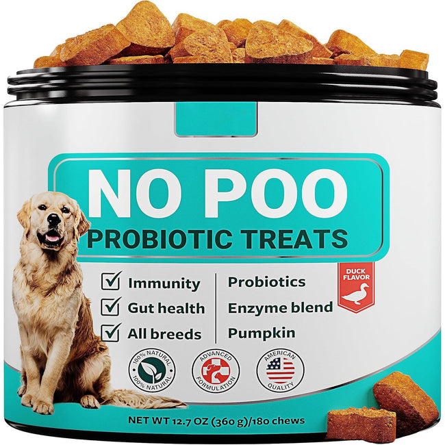 Pet Probiotic Chewable Tablets- 180 Count Digestive Support for Dogs Hover Image