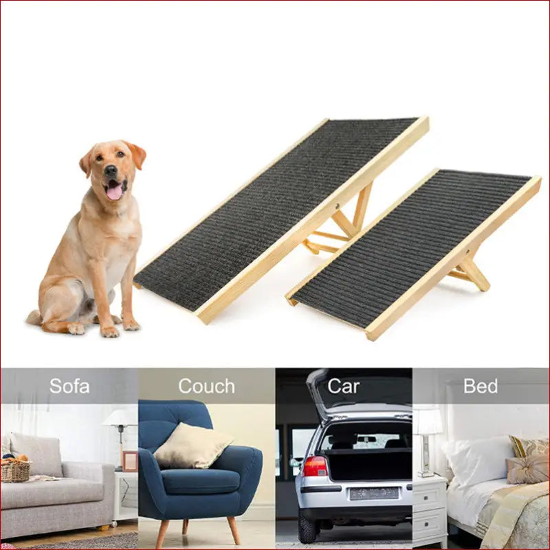 Pet Ramp Ladder – Adjustable Angle for Easy Access