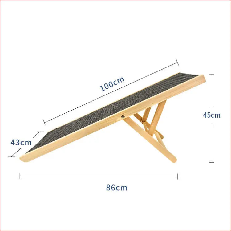 Pet Ramp Ladder – Adjustable Angle for Easy Access