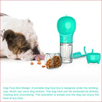Pet Water Bottle Feeder & Garbage Bag Storage in One