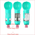 Pet Water Bottle Feeder & Garbage Bag Storage in One