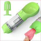 Pet Water Bottle Feeder & Garbage Bag Storage in One