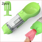 Pet Water Bottle Feeder & Garbage Bag Storage in One