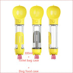 Pet Water Bottle Feeder & Garbage Bag Storage in One