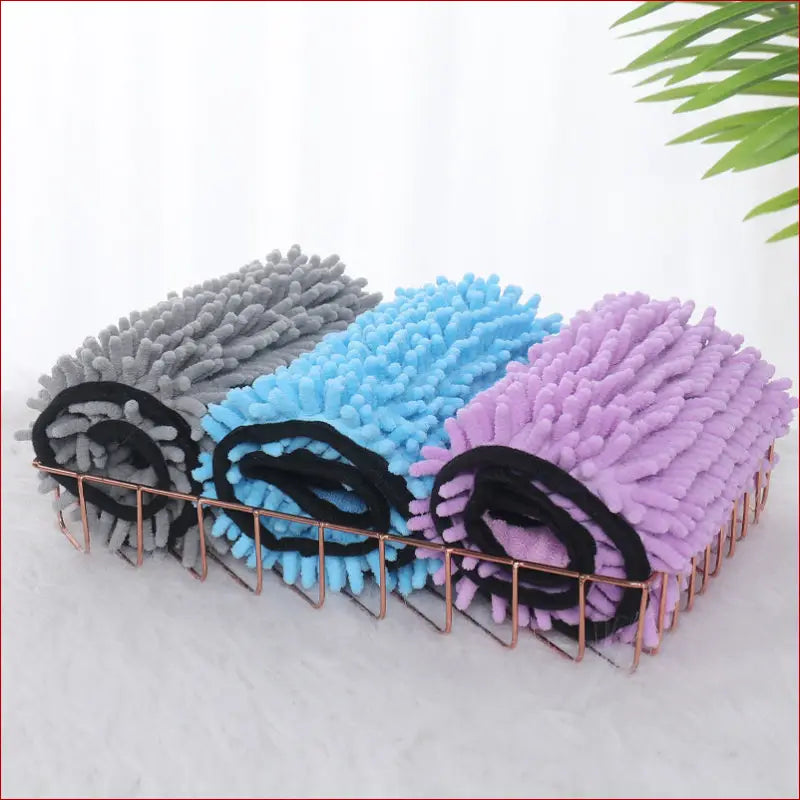 Quick-Dry Microfiber Pet Towels – Super Absorbent & Fast