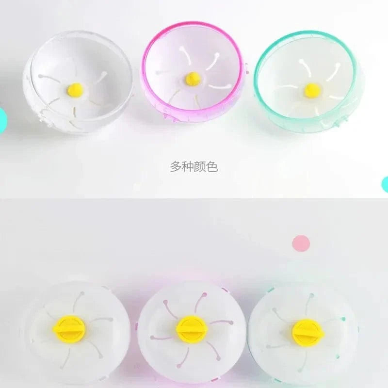 11-18cm Hamsters Wheel Silent Spinner Pets Running Sports Exercise Chinchilla Wheel Pet Accessories for Gerbils Exercise Wheels