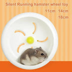 11-18cm Hamsters Wheel Silent Spinner Pets Running Sports Exercise Chinchilla Wheel Pet Accessories for Gerbils Exercise Wheels