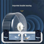 24cm Hamster Running Rotating Car Hamster Sport Mute Wheel Toy Clear Rotatory Jogging Wheel Small Pet Sports Exercise Cage