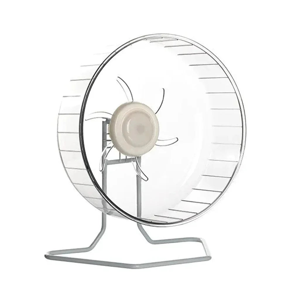24cm Hamster Running Rotating Car Hamster Sport Mute Wheel Toy Clear Rotatory Jogging Wheel Small Pet Sports Exercise Cage
