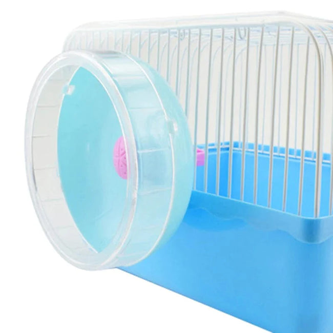 1pcs 11cm Hamster Wheel Small Animal Running Disc Toys Cute Plastic Jogging Exercise Wheel Pet Cage Accessories Main Image