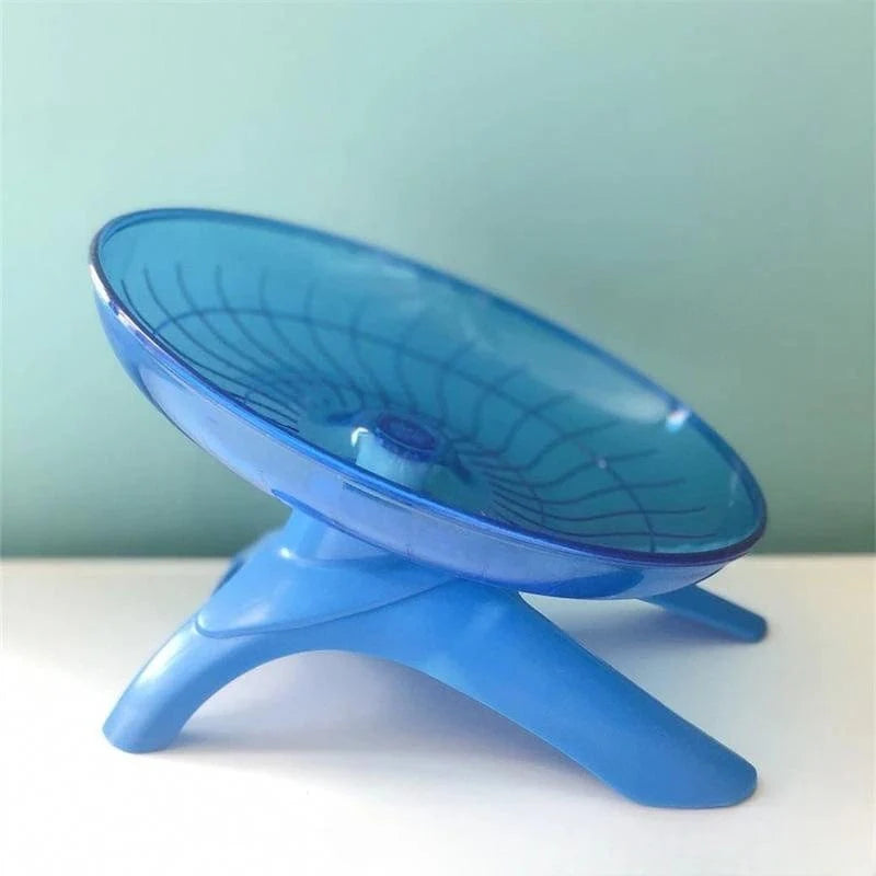 1pcs Pet Hamster Running Wheel Mute Flying Saucer Steel Axle Wheel Running Disc Toys Cage Exercise Small Animals Accessories