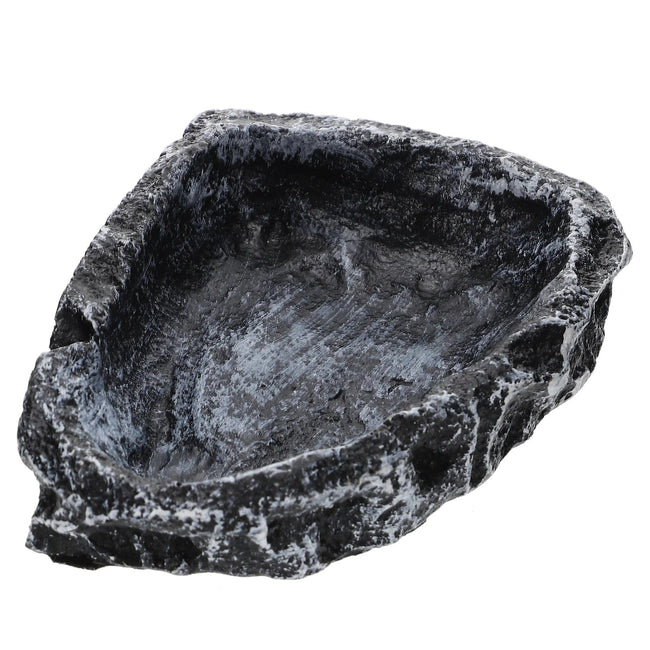 Reptile Fogger Water Basin Pet Feeding Container Food Bowl Spider Terrarium Resin Tortoise Crawling Holder Main Image