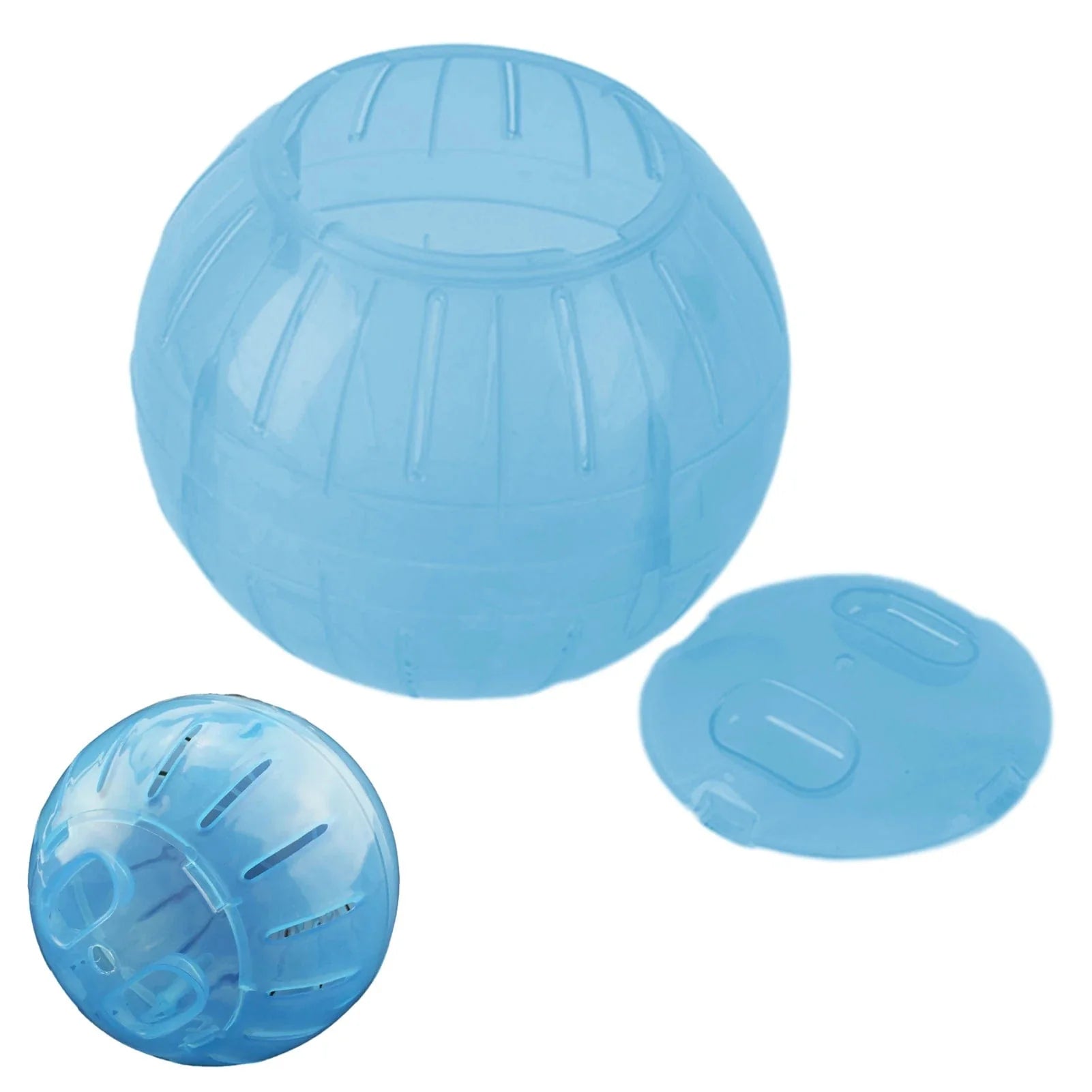 Detachable Small Animal Plastic Hamster Ball For Pets Exercise Toy Guinea Pig Running Wheel Yellow Blue Pink Playing Cage Dwarf
