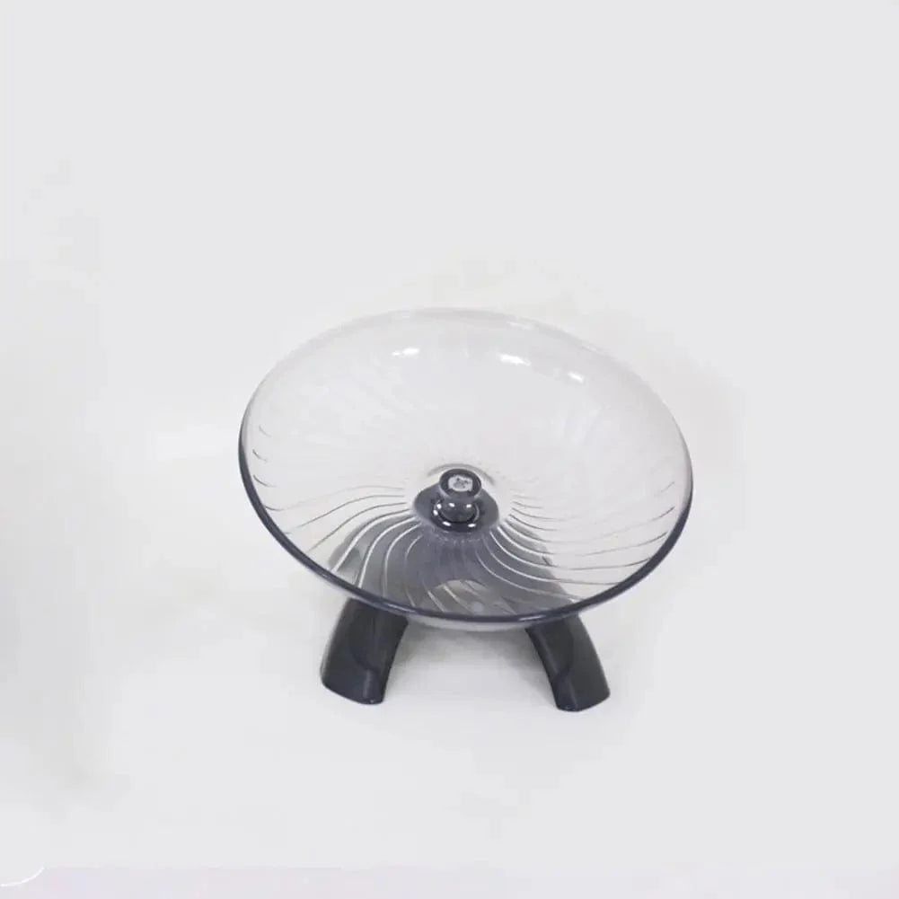 Pet Hamster Running Wheel Mute Flying Saucer Steel Axle Wheel Running Disc Toys Cage Small Animal Hamster Accessories Drop Ship