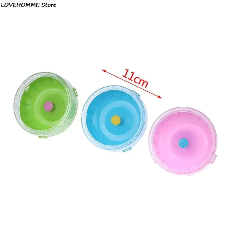 Hamster Wheel Small Animal Running Disc Toys Cute Plastic Jogging Exercise Wheel