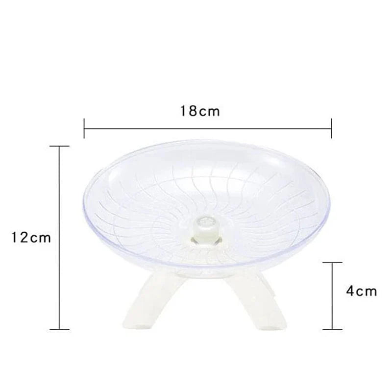 Pet Hamster Flying Saucer Exercise Squirrel Wheel Hamster Mouse Running Disc