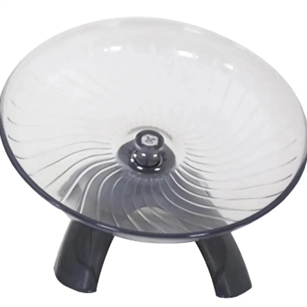 Pet Hamster Running Wheel Mute Flying Saucer Steel Axle Wheel Running Disc Toys Cage Small Animal Hamster Accessories Drop Ship