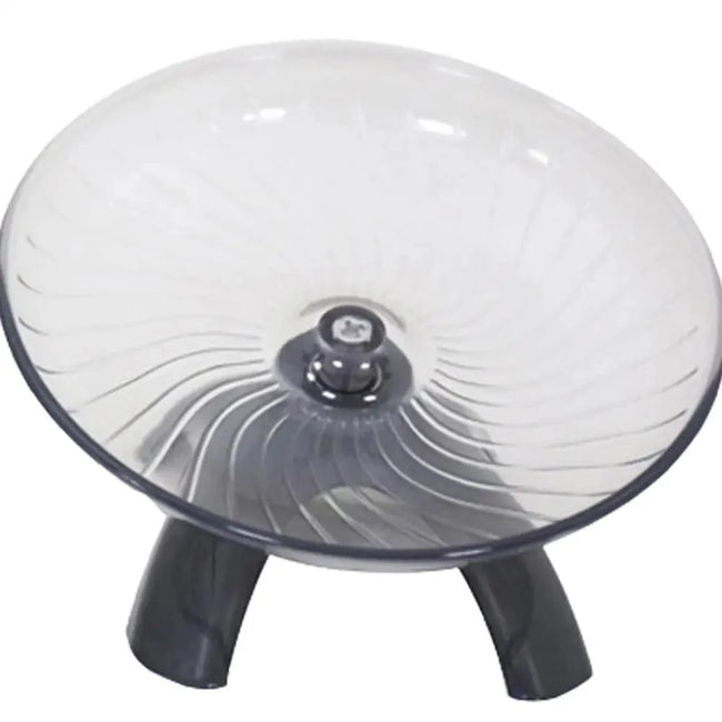 Pet Hamster Running Wheel Mute Flying Saucer Steel Axle Wheel Running Disc Toys Cage Small Animal Hamster Accessories Drop Ship Main Image