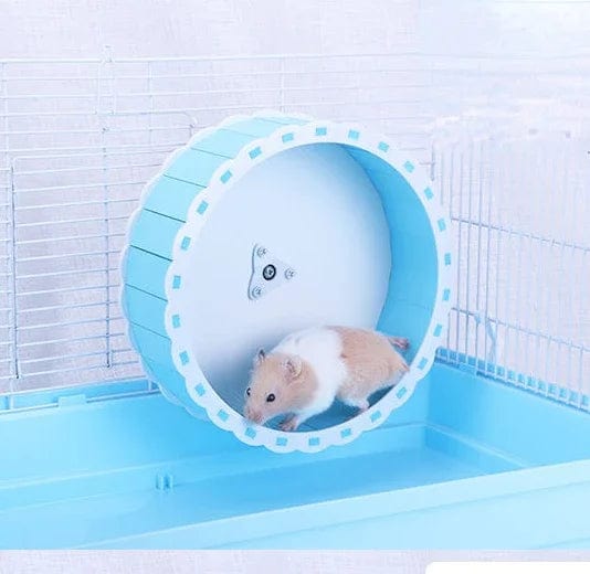 Pet Toy Sports Round Wheel Hamster Exercise Running Wheel Small Animal Pet Cage Accessories Silent Hamster Training Supplies Main Image