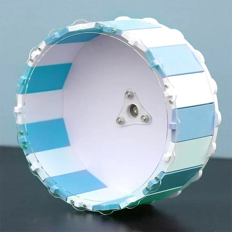 Pet Toy Sports Round Wheel Hamster Exercise Running Wheel Small Animal Pet Cage Accessories Silent Hamster Training Supplies