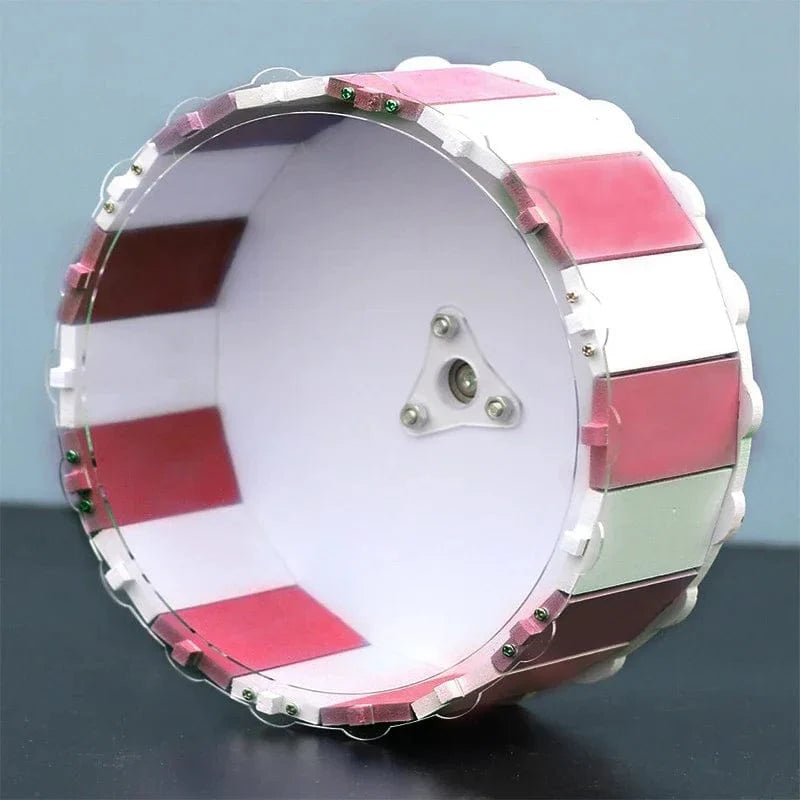 Pet Toy Sports Round Wheel Hamster Exercise Running Wheel Small Animal Pet Cage Accessories Silent Hamster Training Supplies