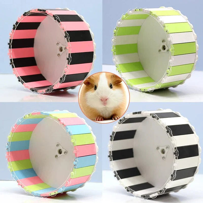 Pet Toy Sports Round Wheel Hamster Exercise Running Wheel Small Animal Pet Cage Accessories Silent Pet Training Supplies Main Image