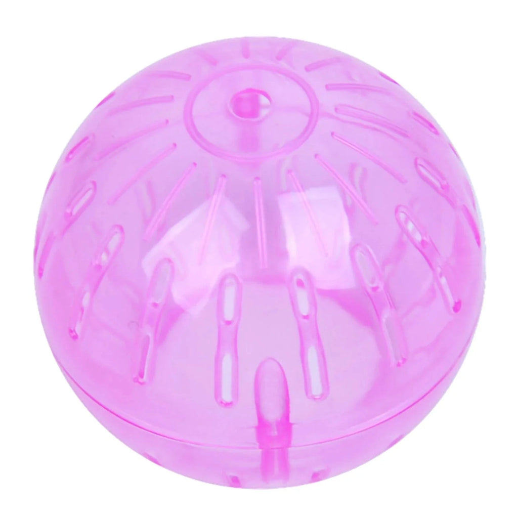 Detachable Small Animal Plastic Hamster Ball For Pets Exercise Toy Guinea Pig Running Wheel Yellow Blue Pink Playing Cage Dwarf