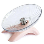 Pet Hamster Running Wheel Mute Flying Saucer Steel Axle Wheel Running Disc Toys Cage Small Animal Hamster Accessories Drop Ship