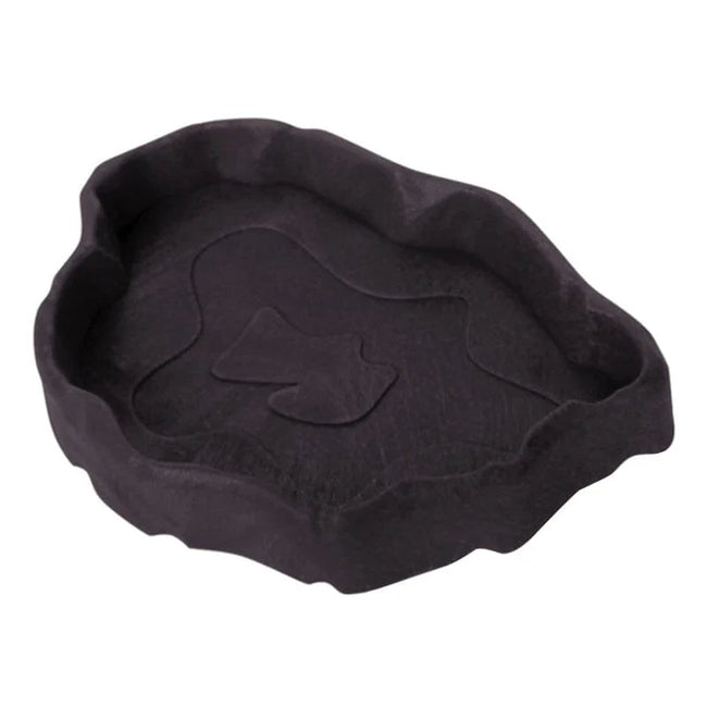 Reptile Bowls Terrarium Feeding Worm Dish Reptile Mealworm Feeder Dish Plastic Bowl for FROG  Snake Spiders Turtles Hover Image
