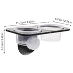 Reptile Tank Feeders Suction Cup Reptile Feeders Feeding Bowls Food Water Dishes Terrarium Breeding Feeders Box Pets Supplies