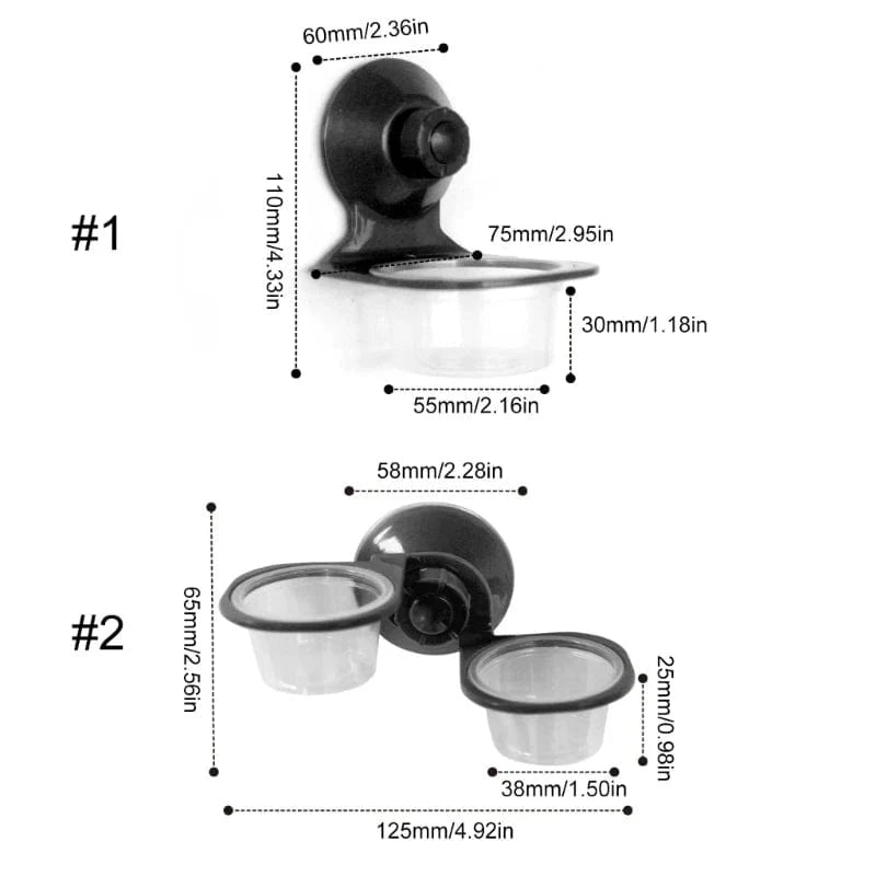 Reptiles Feeder Hanging Feeding Solid Food Water Basin for Terrarium Insect Spiders Reptiles Snake Geckos Pet Supplies